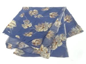 アンティーク　錦紗葉模様はぎれ